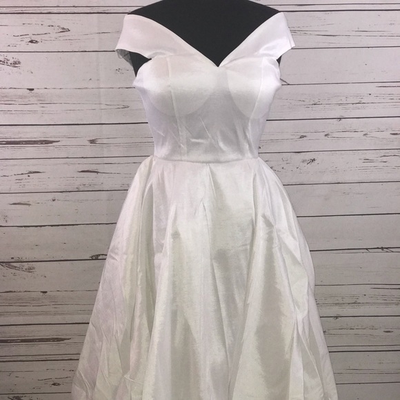 Taffeta High Low Dress - Picture 6 of 7